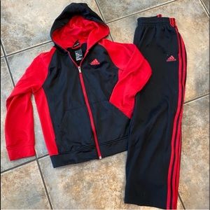 ❤️ADIDAS BOYS WARMUP PANTS 10/12 & JACKET 14/16❤️